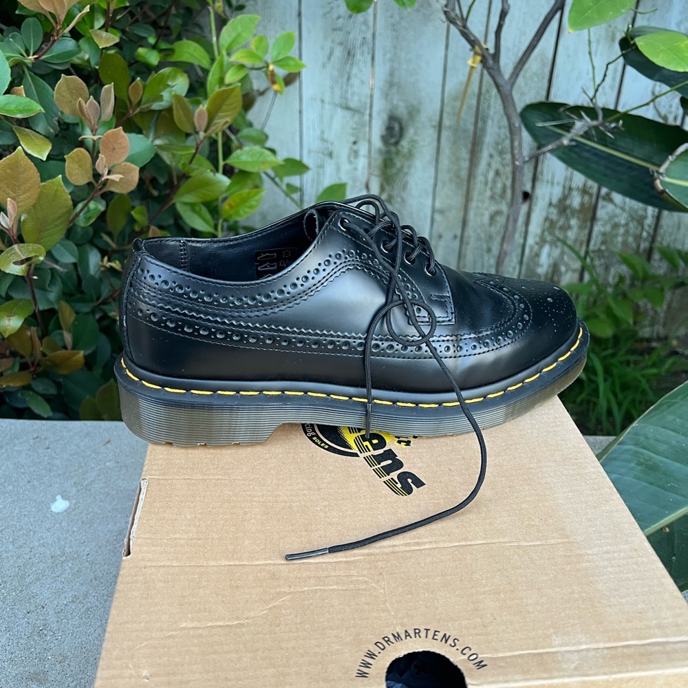 Dr. Martens Black Brogue Shoes